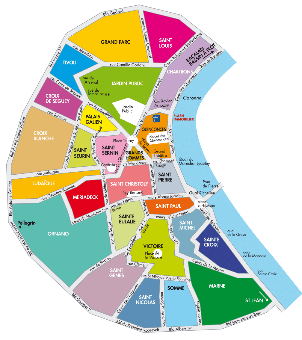 carte de bordeaux